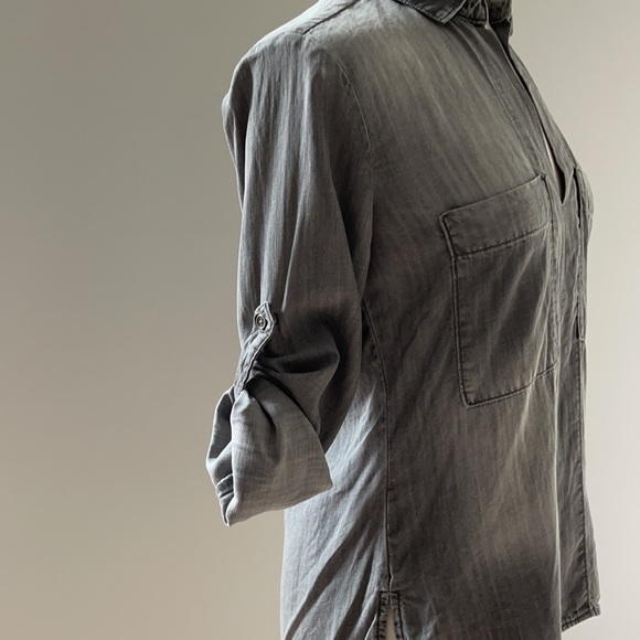 CLOTH & STONE | GREY WASHED PULLOVER - Picture 9 of 9